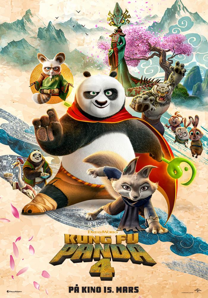 Plakat Kung Fu Panda 4