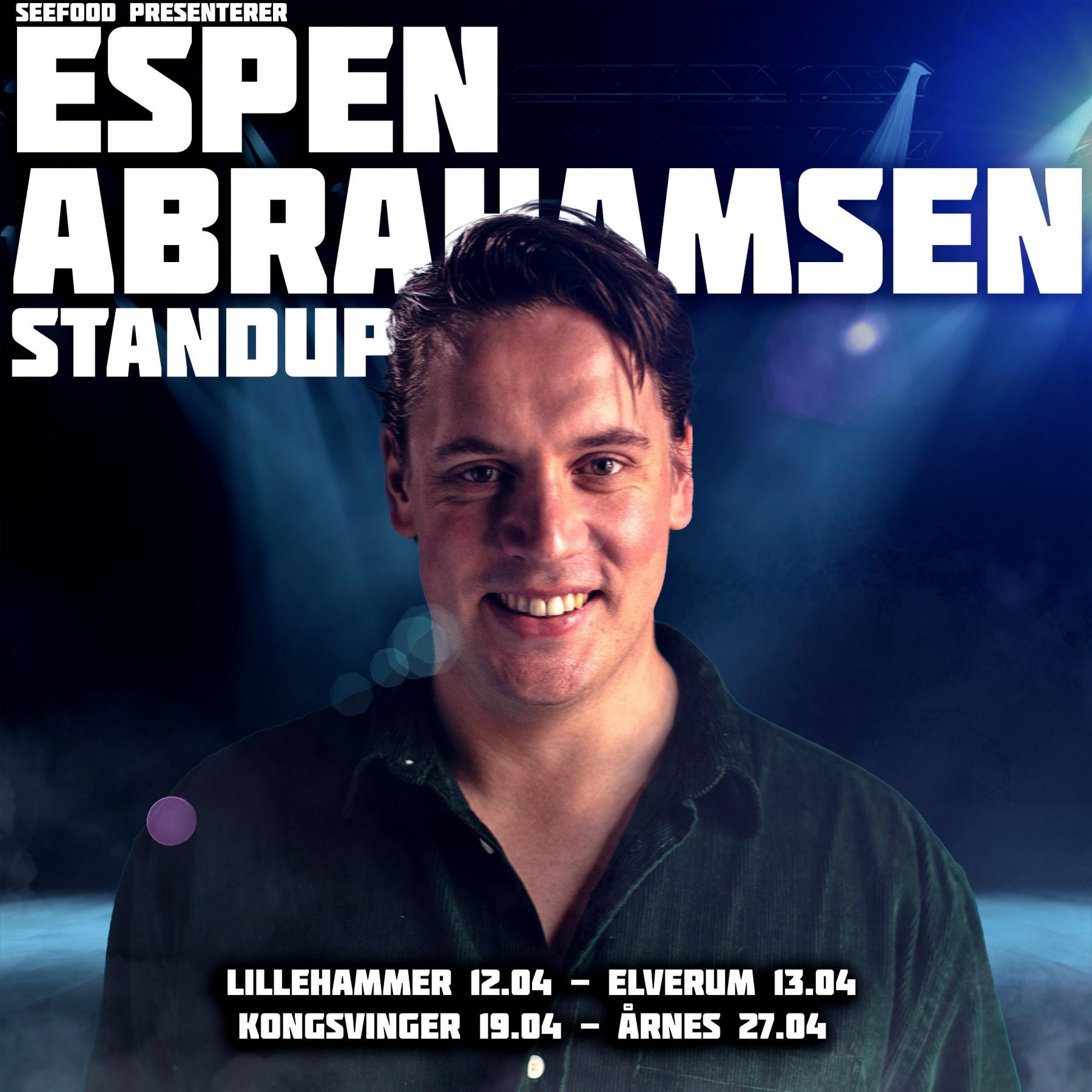 Plakat Espen Abrahamsen - standup (18 år)