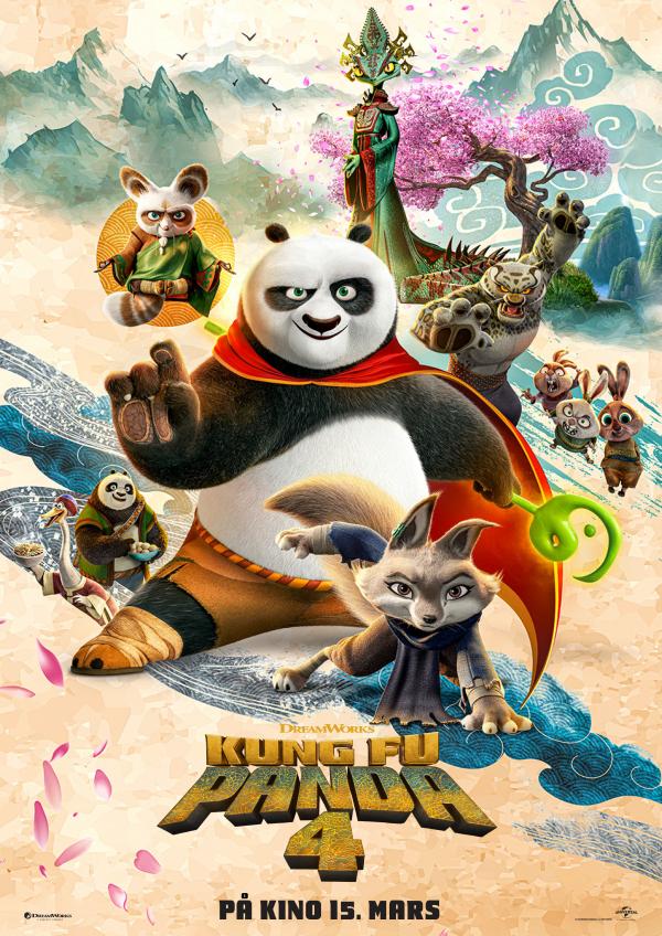 Plakat Kung Fu Panda 4