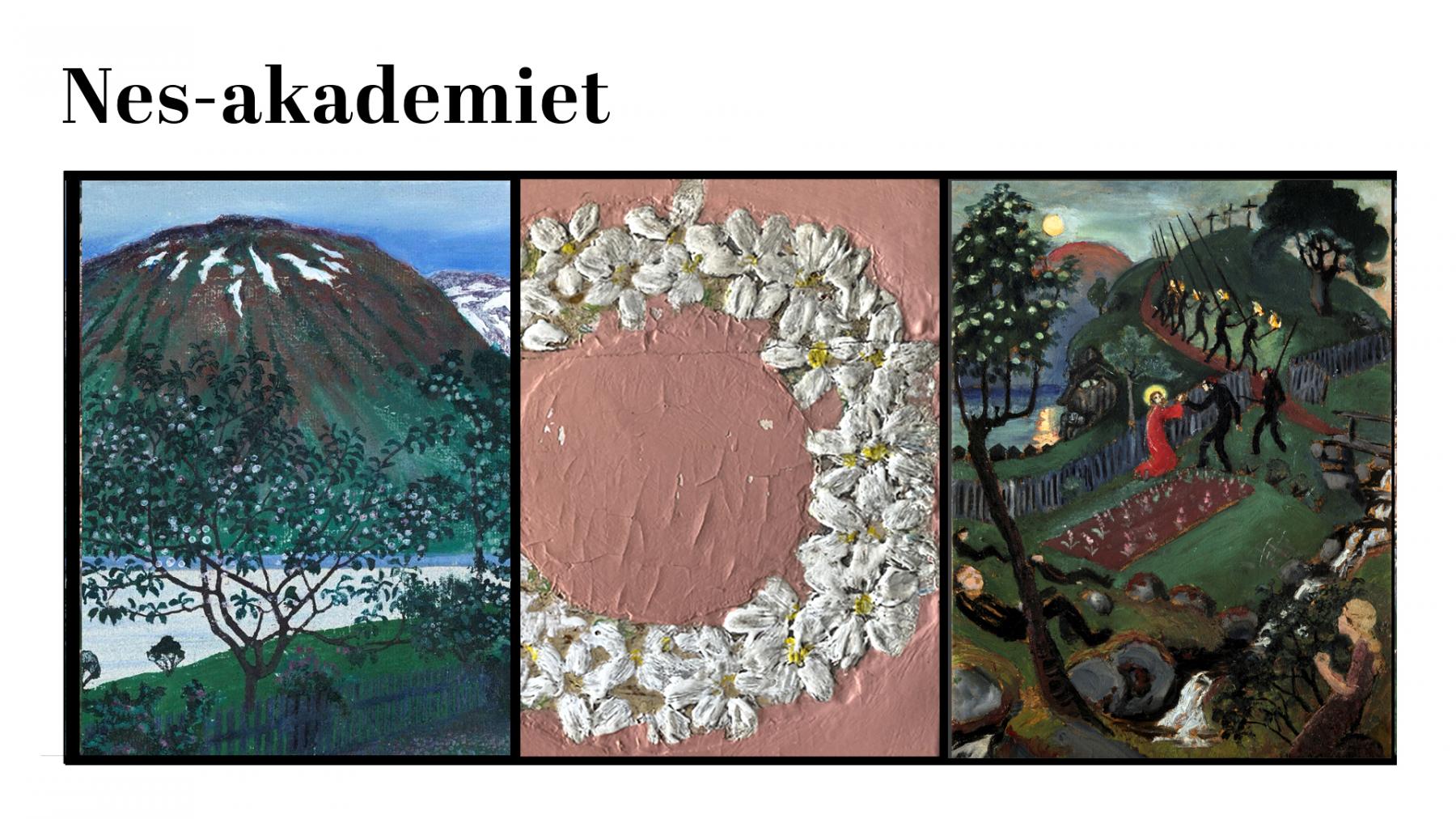 Plakat Kesia Halvorsrud: Nikolai Astrup og Birgit Abrahamsen