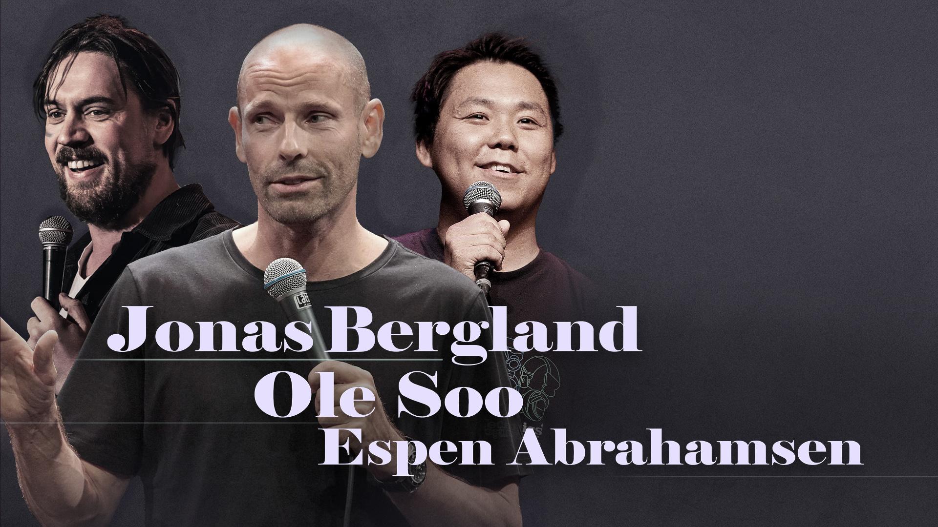 Plakat Jonas Bergland, Ole Soo og Espen Abrahamsen