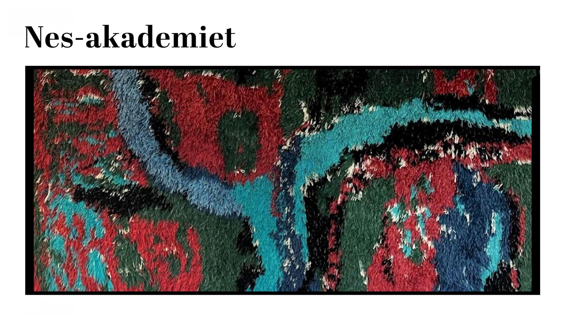 Plakat Anny Fremmerlid: Knut Rumohr: en modernist i Nes