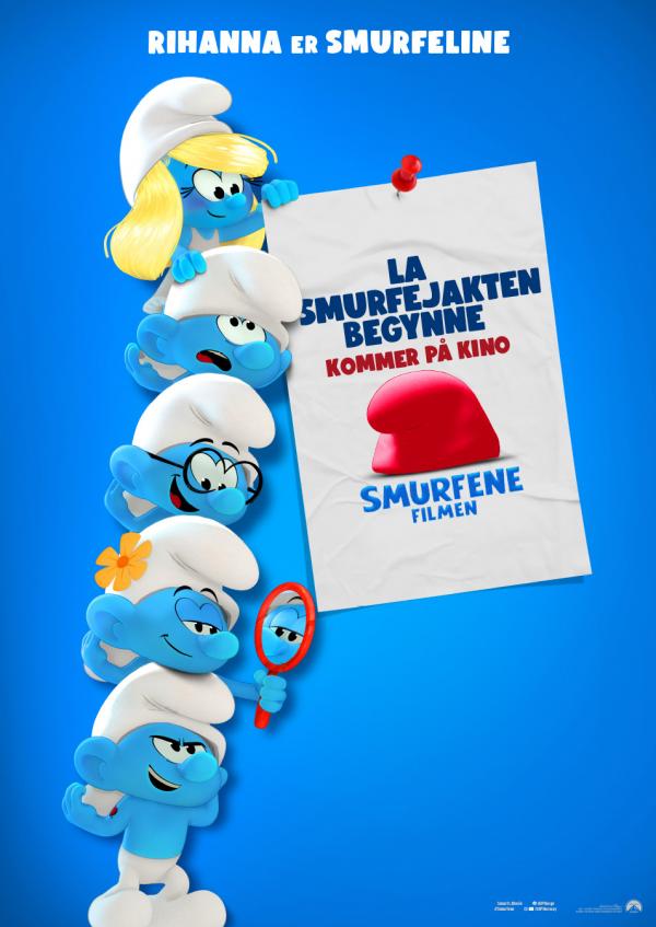Plakat Smurfene: Filmen